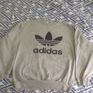 Gray Long sleeve Adidas Sweatshirt